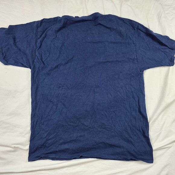 Quiksilver Mens Size XL Blue Shirt Surf Logo Outdoors Short Sleeve Casual Tee - Picture 2 of 9